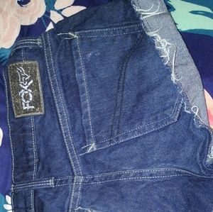 Fox high waisted shorts size 0 NEVER WORN